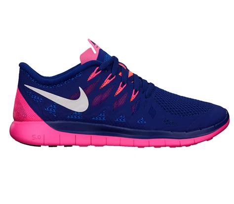 damen nike free 5.0 laufschuhe pink navy blau gelb|nike free laufschuhe damen.